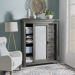 Caraway Sliding Door Chest Chests Aged Slate 31