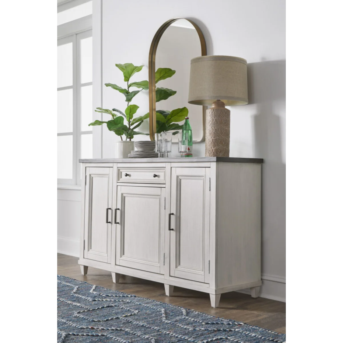 Caraway Sideboard Dining Storage Aged Ivory 6
