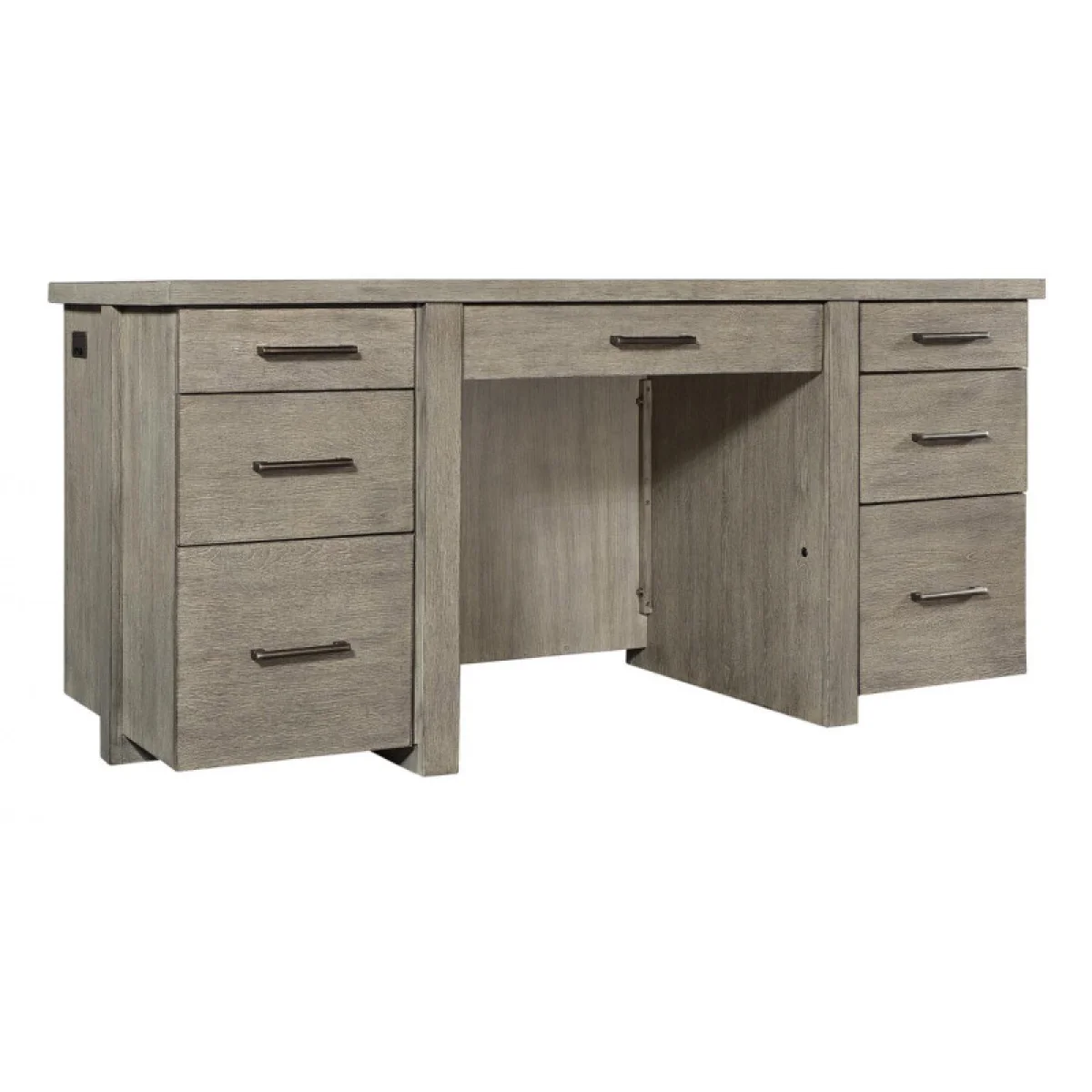 Platinum 66″ Executive Desk Desks Aspen Home 4