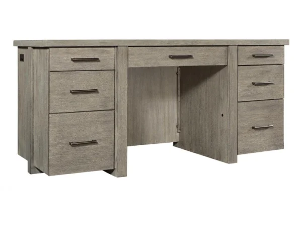 Platinum 66″ Executive Desk Desks Aspen Home