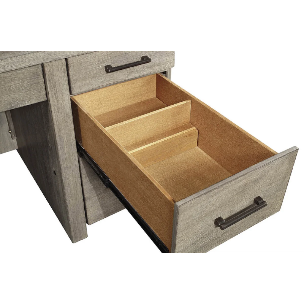 Platinum 66″ Executive Desk Desks Aspen Home 13
