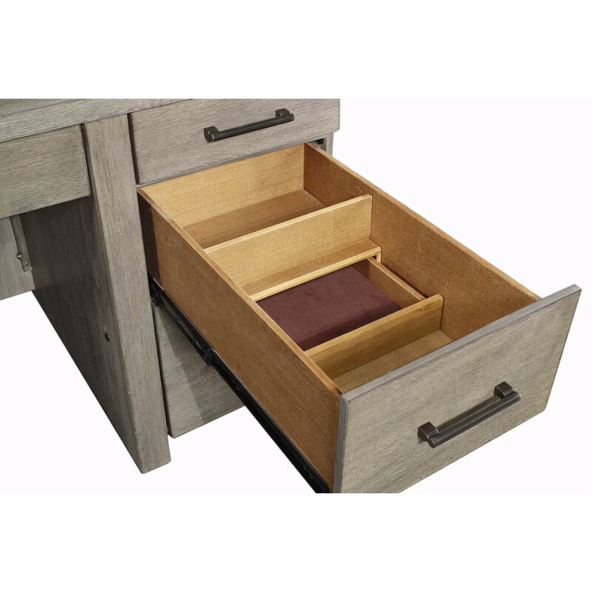 Platinum 66″ Executive Desk Desks Aspen Home 6