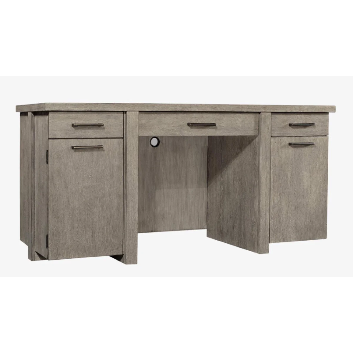 Platinum Credenza Hutch Desks Aspen Home 6