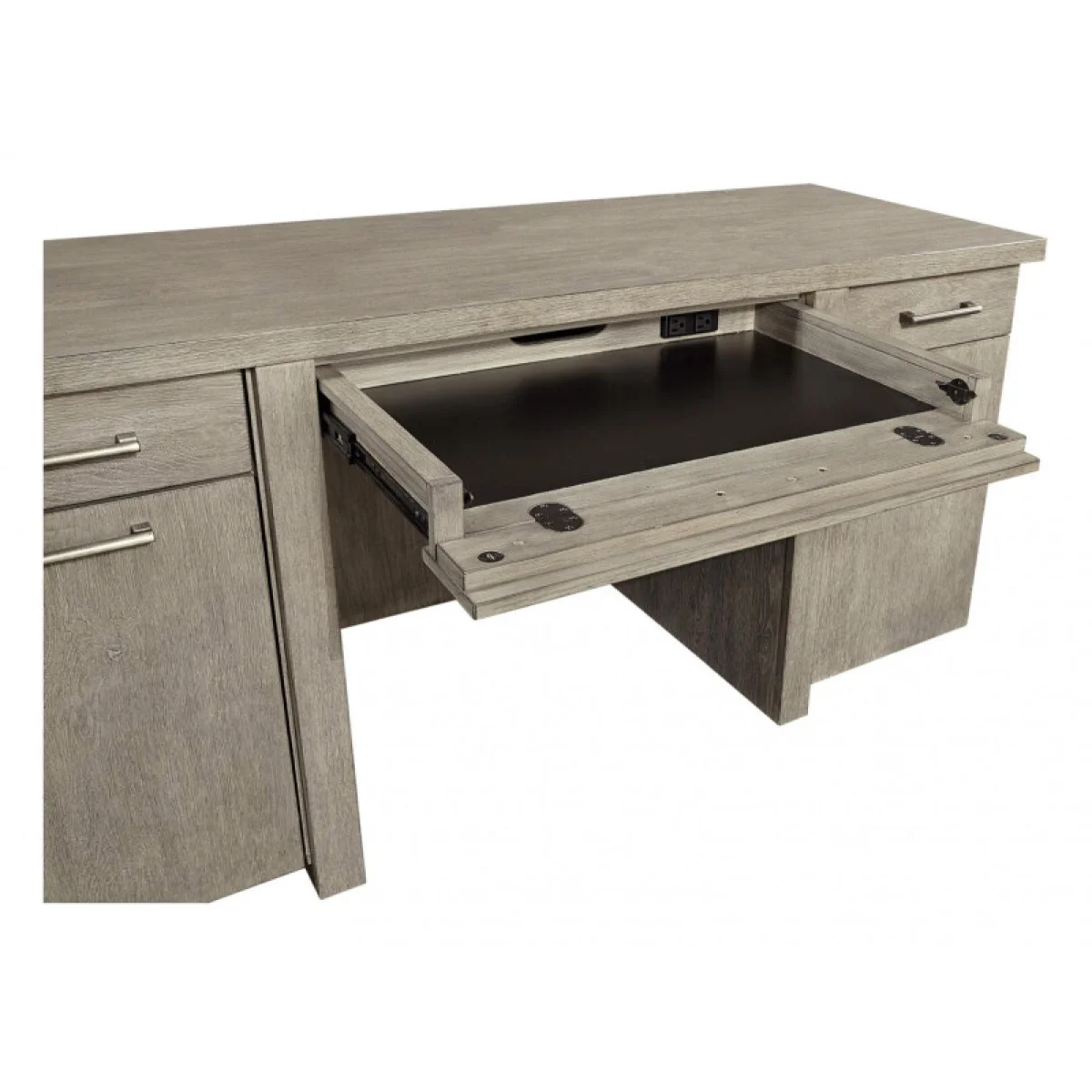 Platinum Credenza Hutch Desks Aspen Home 17