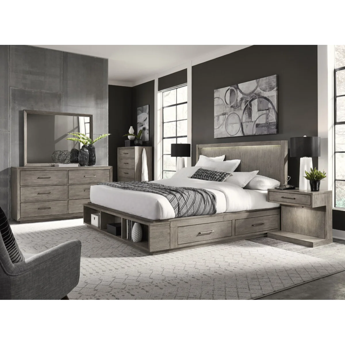 Platinum Queen Bookcase Fb Bookcases Aspen Home 6