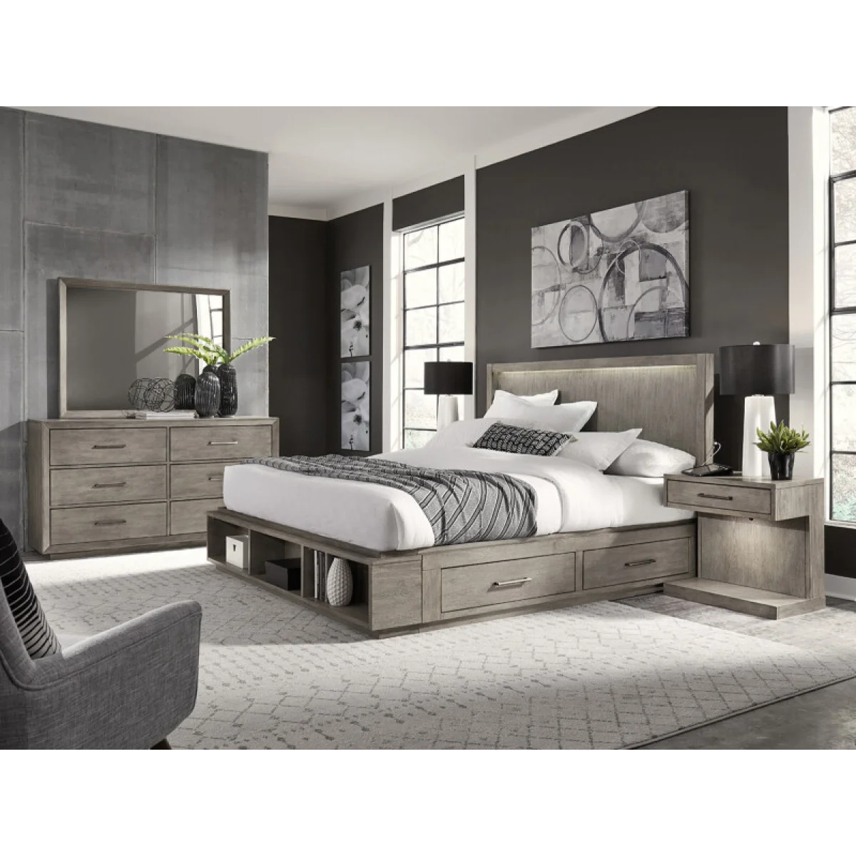 Platinum Queen Bookcase Fb Bookcases Aspen Home 7