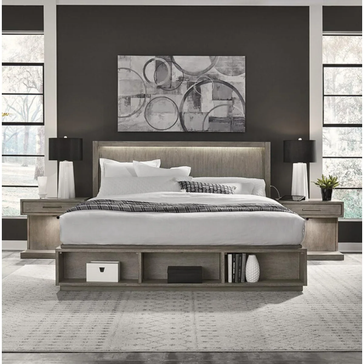 Platinum 1 Drawer Ns Nightstands Aspen Home 19