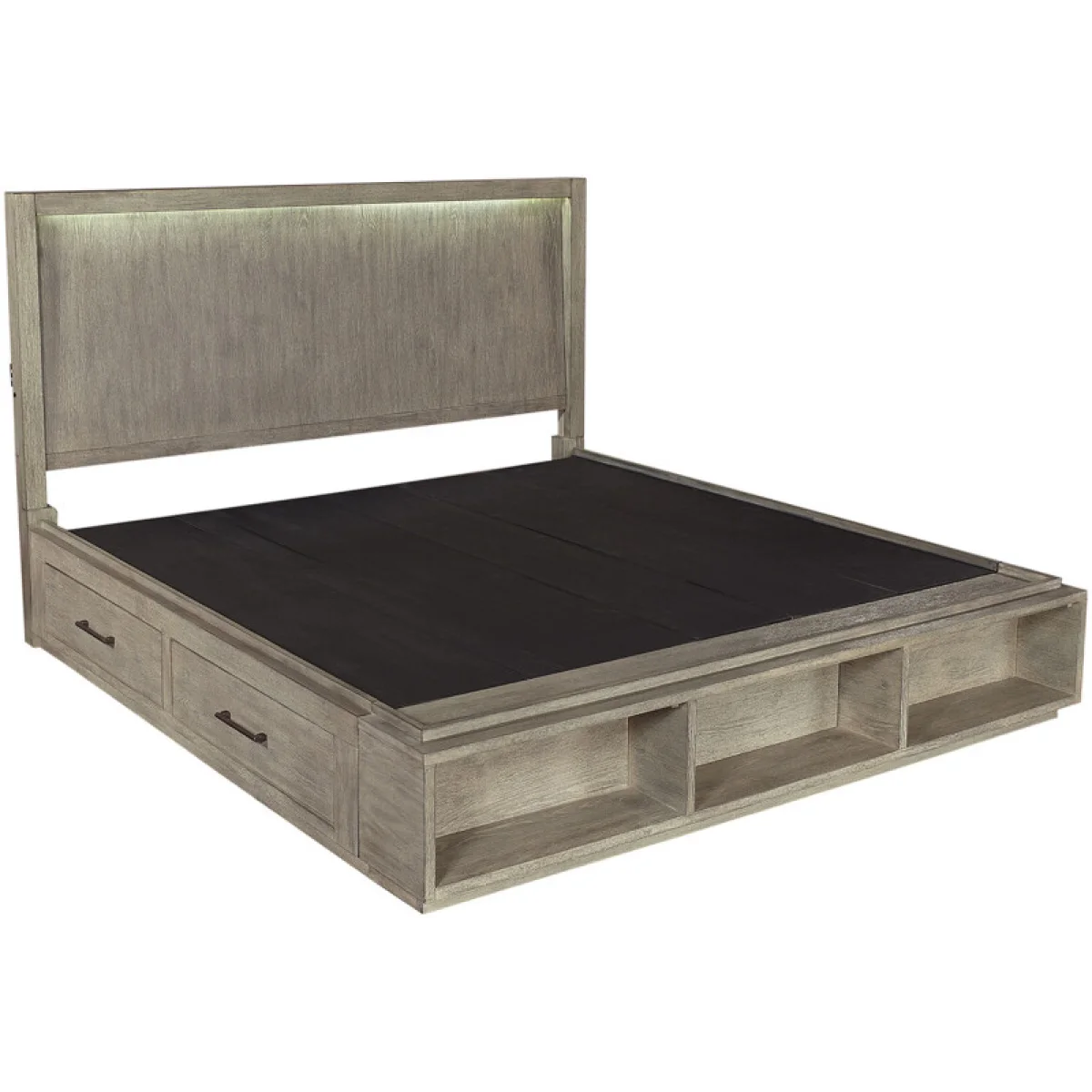 Platinum Panel Bed I251BRGRP1 Beds Aspen Home 10