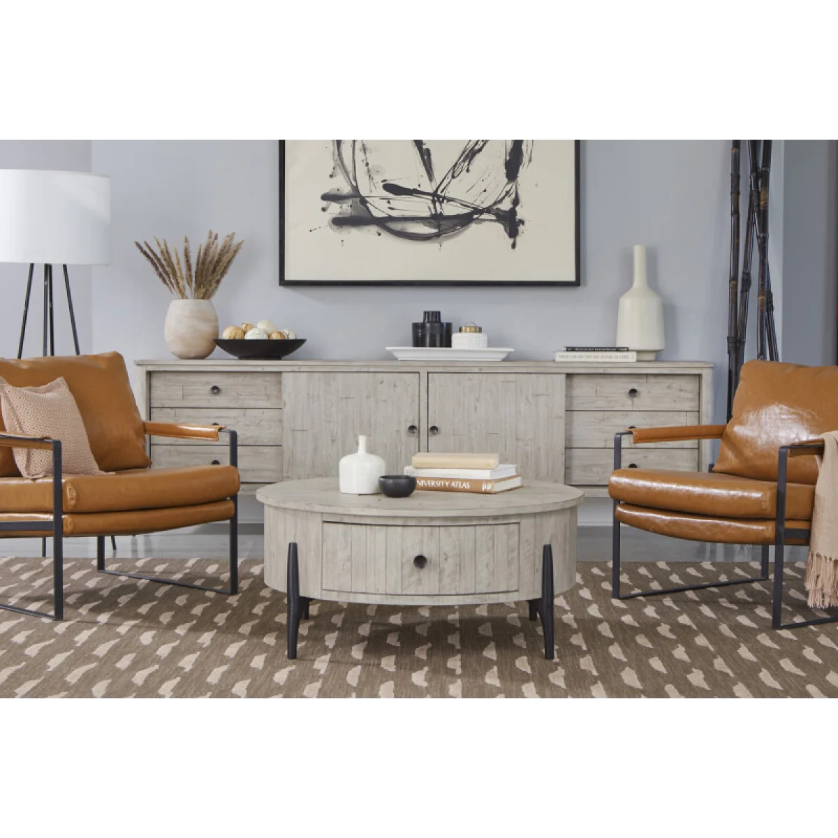 Zane 95″ Console Entertainment Stands Aspen Home 8