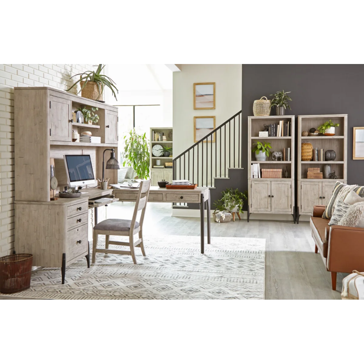 Zane 66″ Writing Desk Desks Aspen Home 17