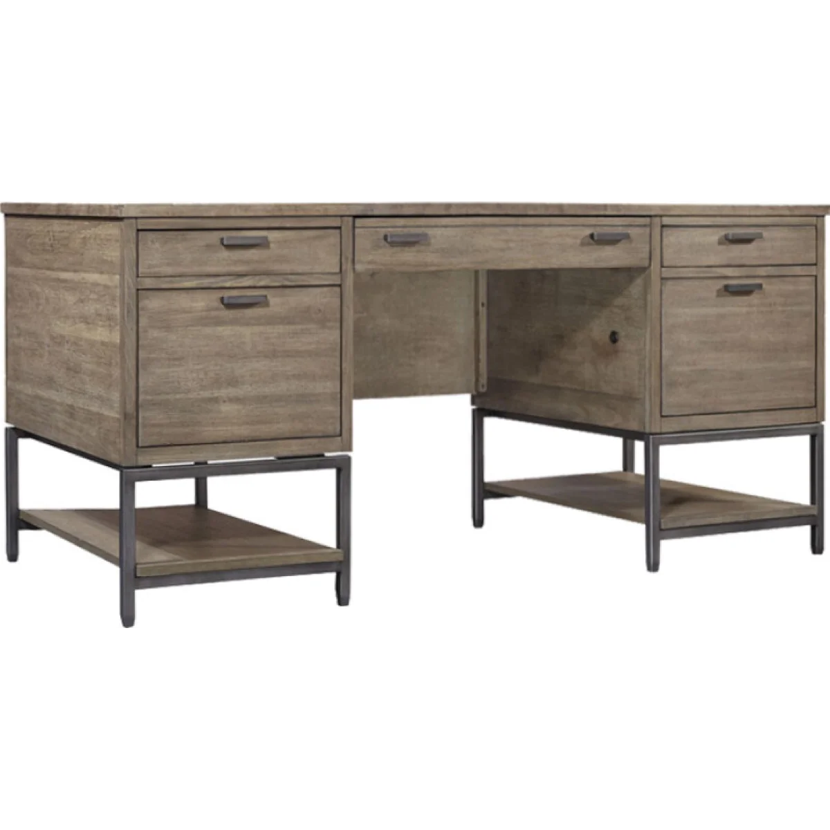 Trellis Open Ped Desk Desks Aspen Home 4