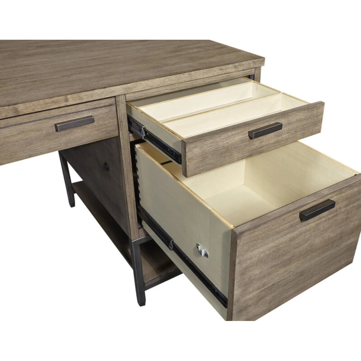 Trellis Open Ped Desk Desks Aspen Home 10