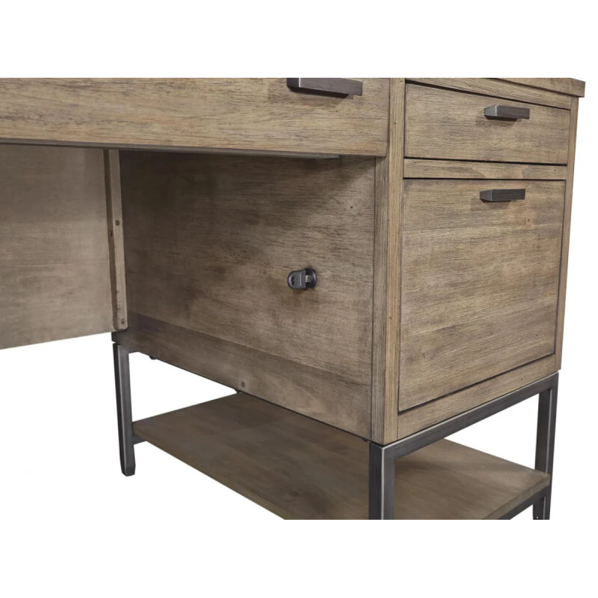 Trellis Open Ped Desk Desks Aspen Home 12