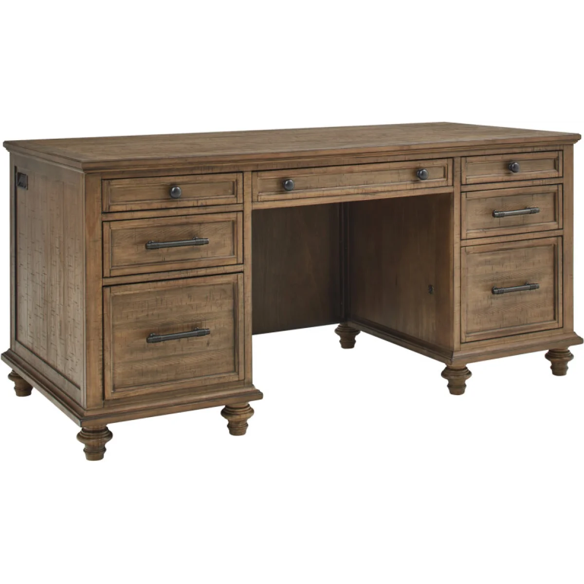 Hensley 66″ Executive Desk Desks Aspen Home 4