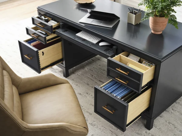 Alexander 66″ Executive Desk Desks Aspen Home 20