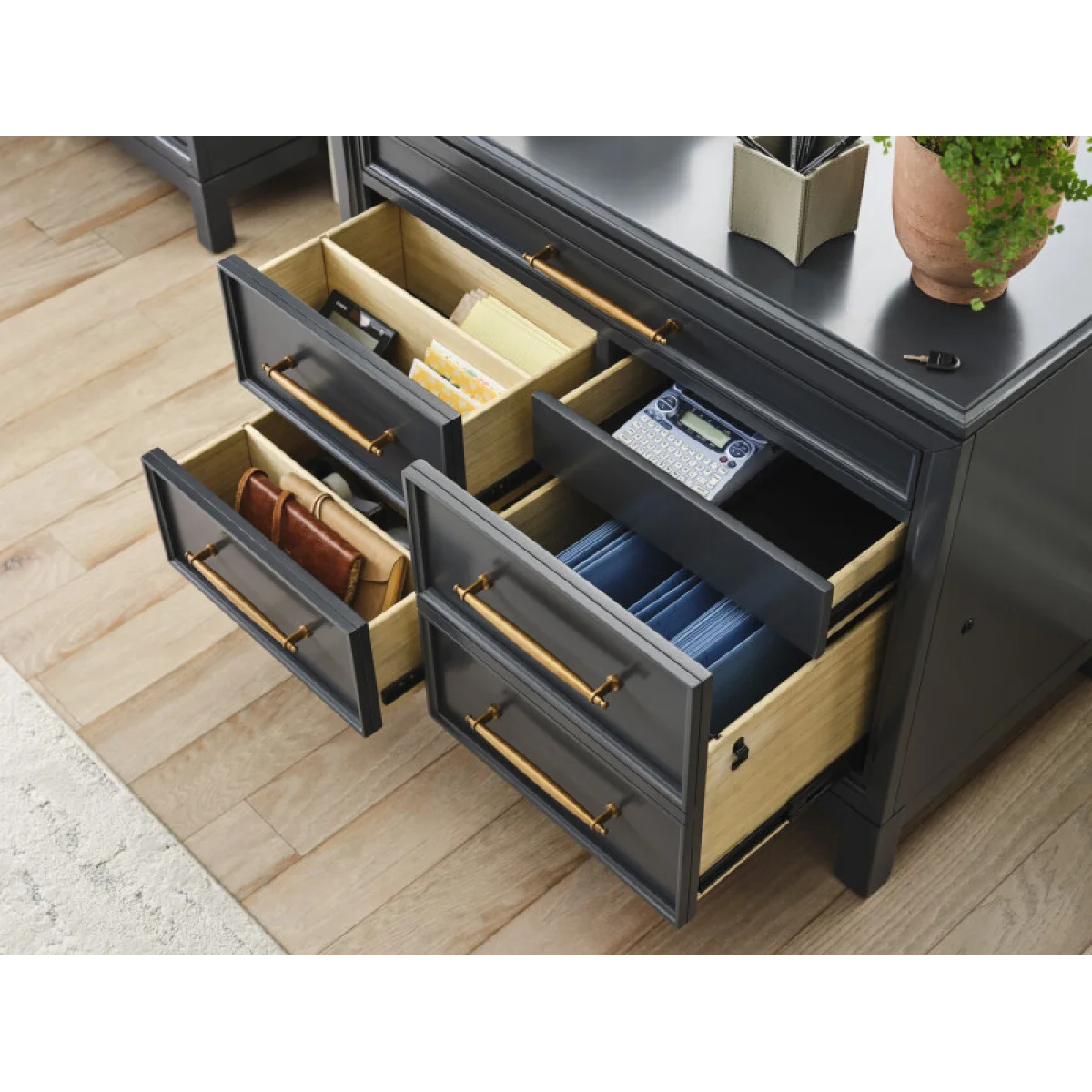 Alexander Workstation Combo File Office Storage Aspen Home 7