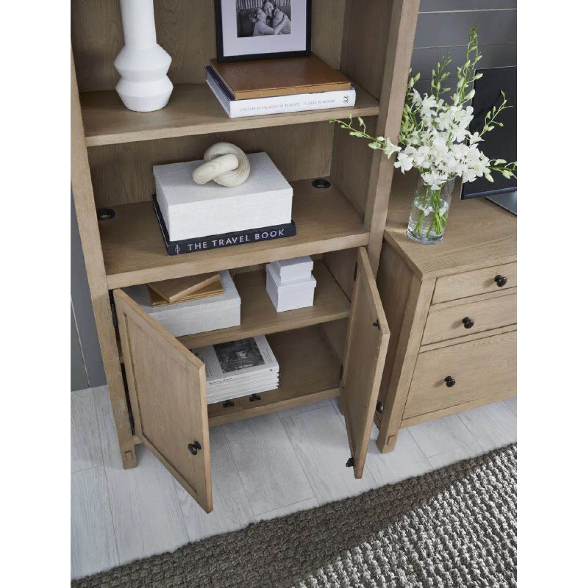 Emerson Door Bookcase Bookcases Aspen Home 8