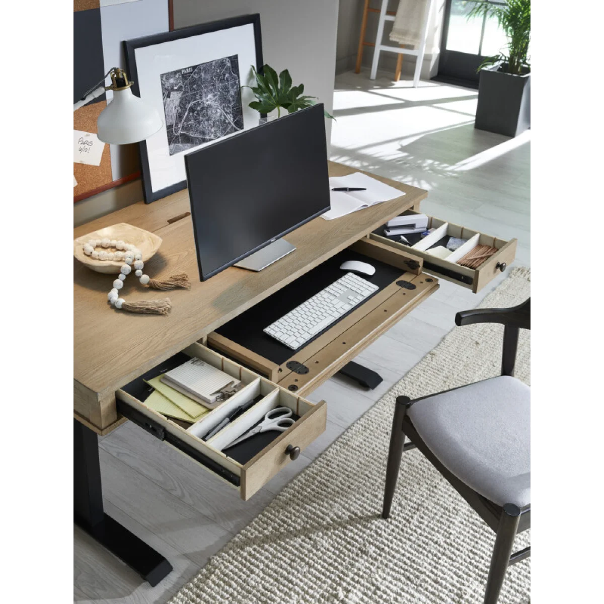Emerson 60″ Adj. Lift Desk Top (for Iuab-301-2) I3017-360T Desks Aspen Home 11