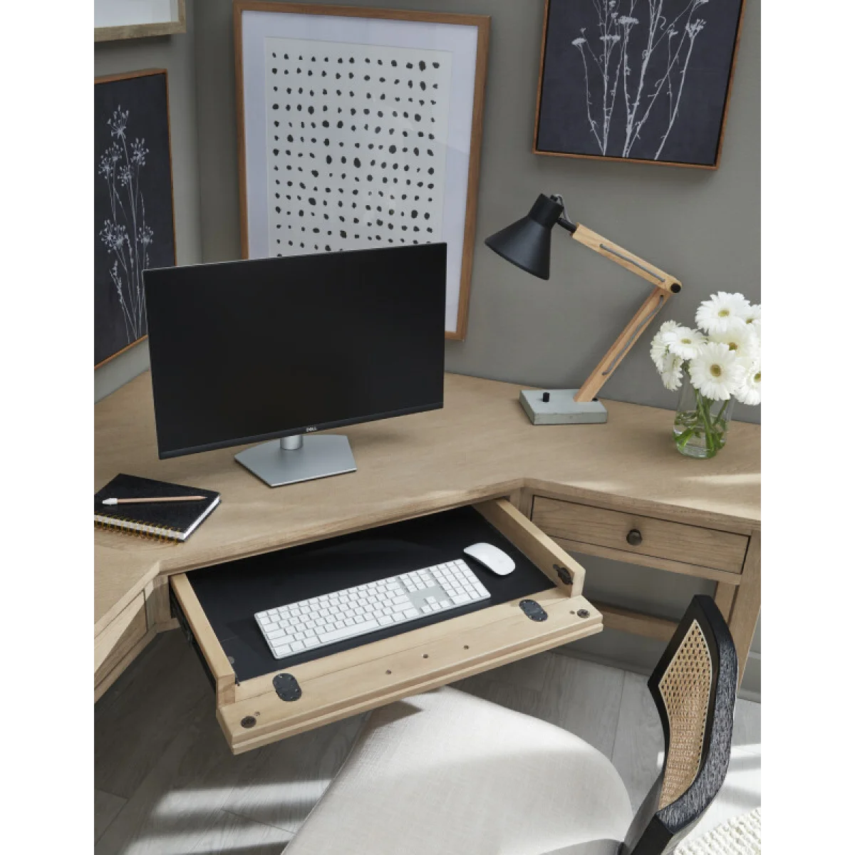 Emerson Corner Desk Desks Aspen Home 8
