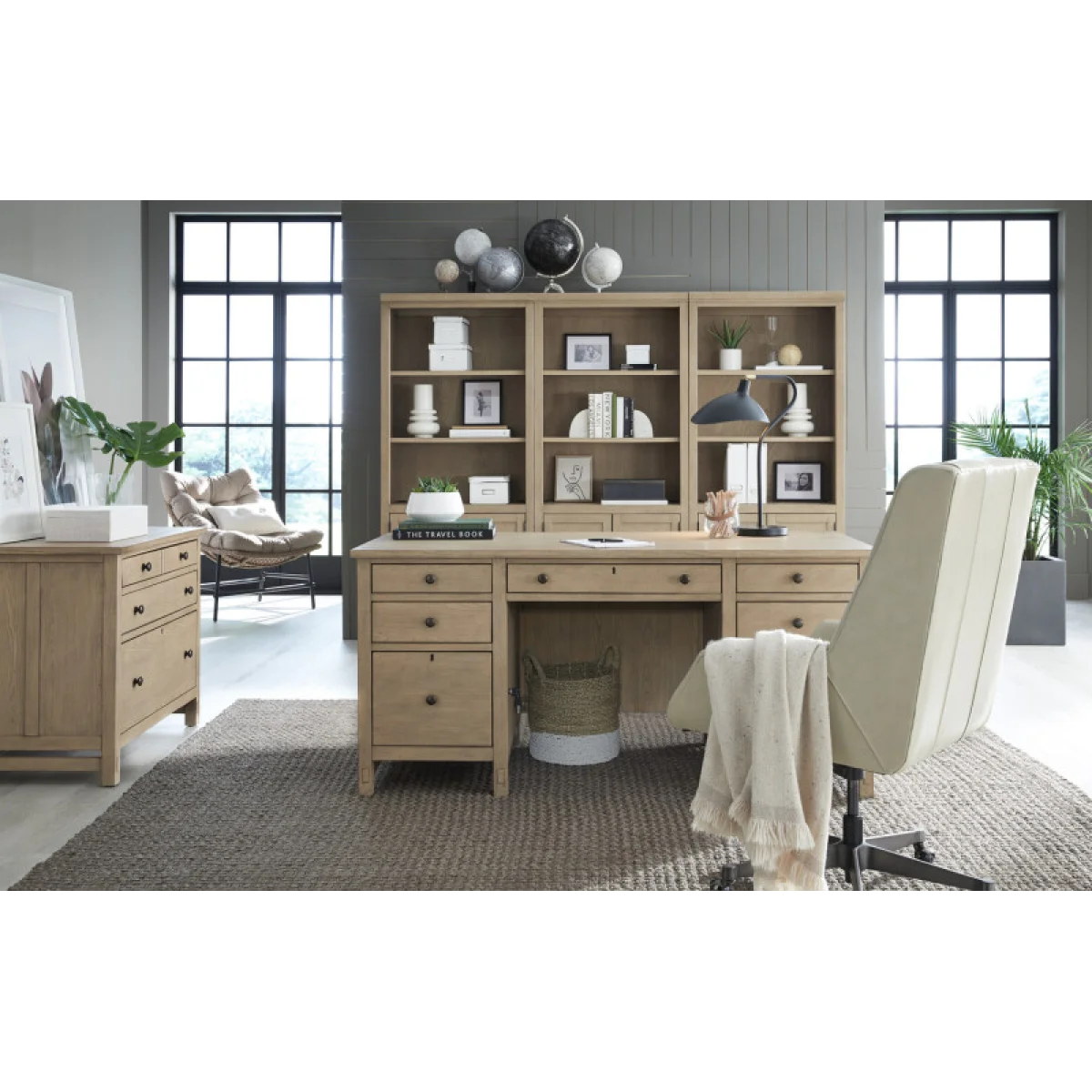 Emerson Workstation Combo File Office Storage Aspen Home 7