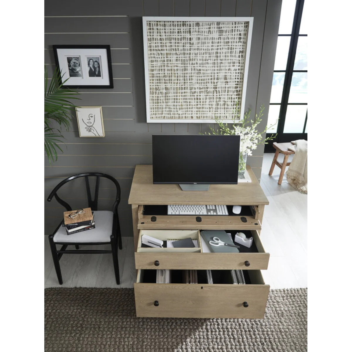 Emerson Workstation Combo File Office Storage Aspen Home 9
