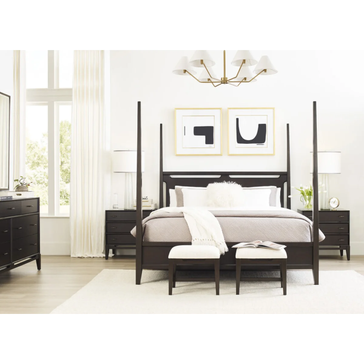 Sutton King Hb & Fb Panels Bed Parts Aspen Home 10
