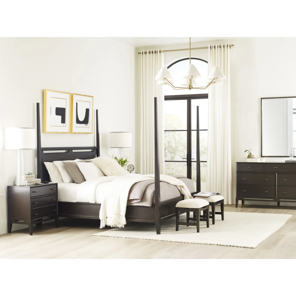 Sutton King Hb & Fb Panels Bed Parts Aspen Home 11