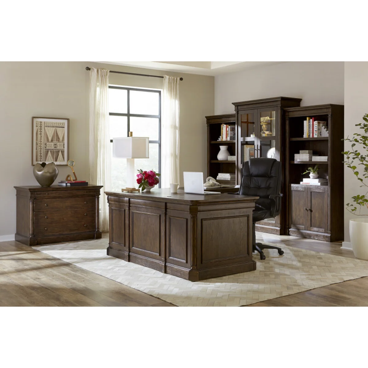 Jackson 72″ Executive Desk Base Desks Aspen Home 6