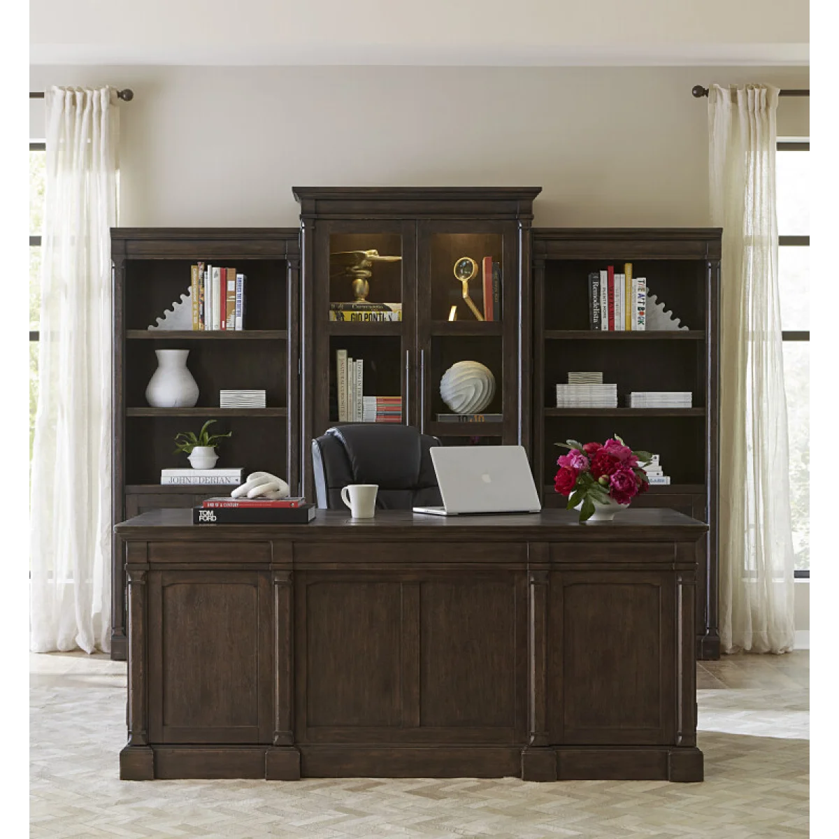 Jackson 72″ Executive Desk Base Desks Aspen Home 7