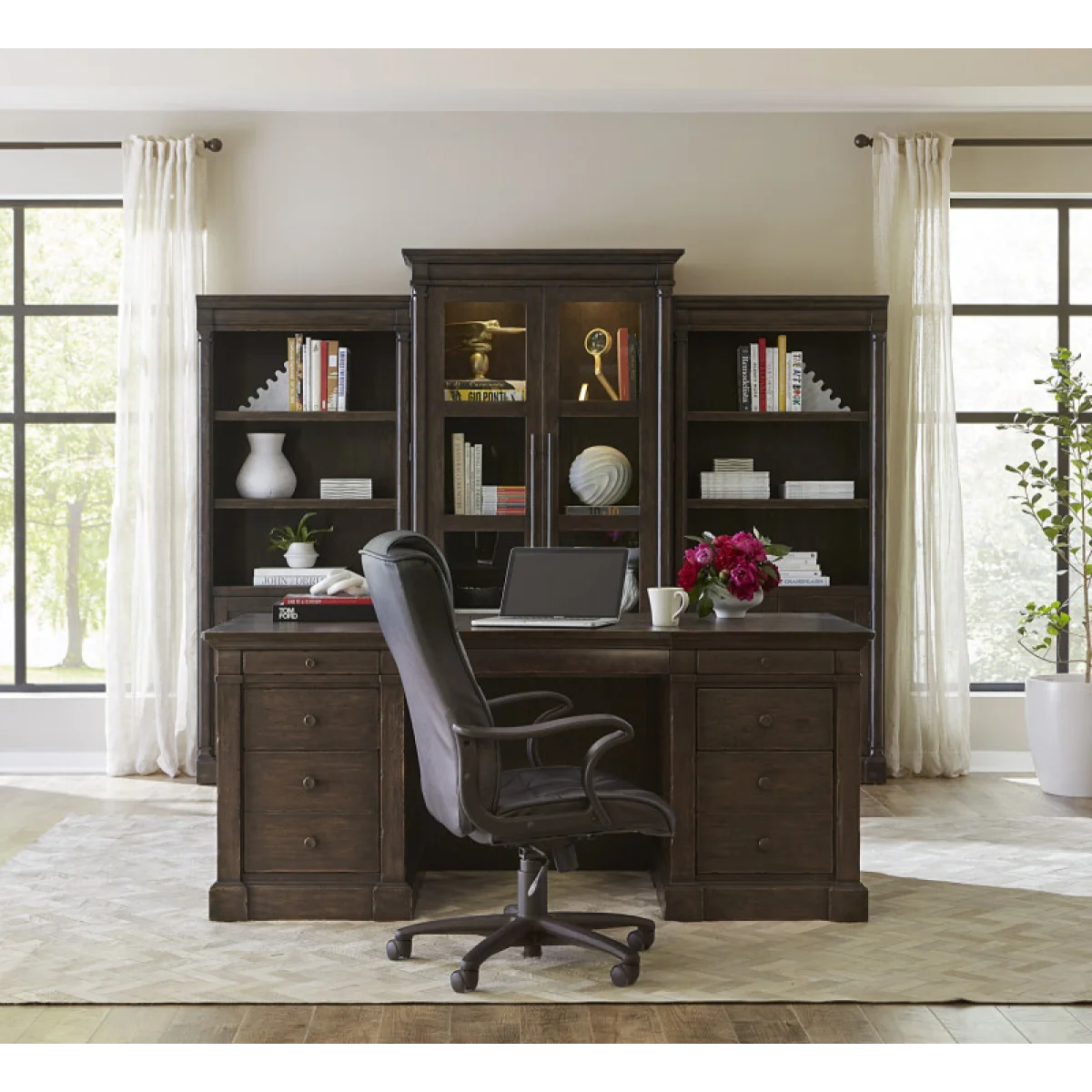 Jackson 72″ Executive Desk Top I3184-300T Desks Aspen Home 8