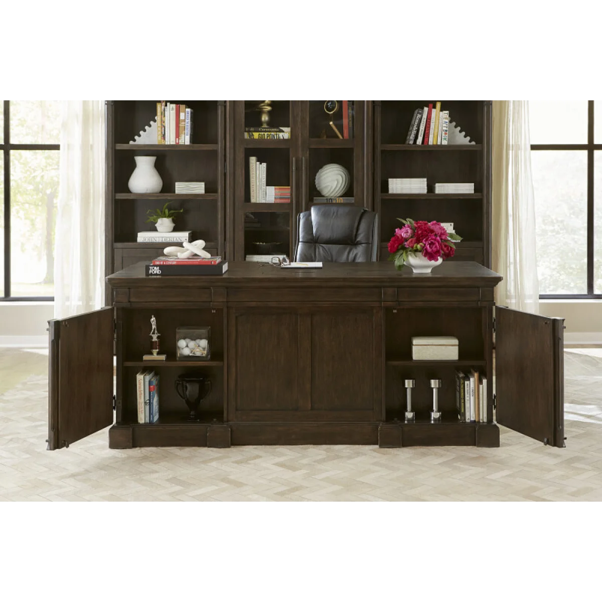 Jackson 72″ Executive Desk Top I3184-300T Desks Aspen Home 16