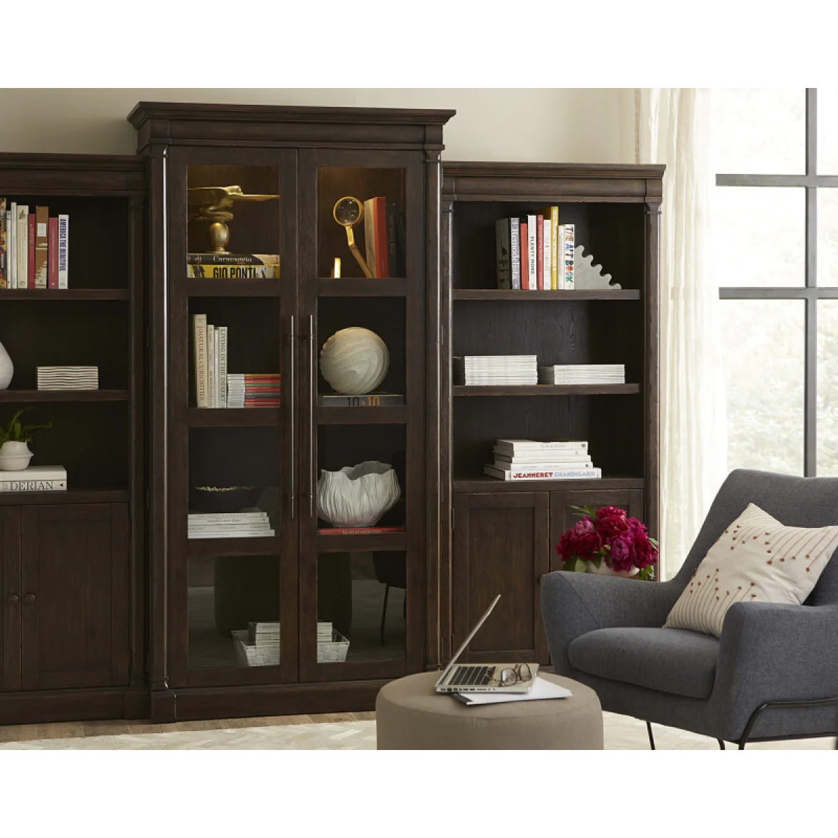 Jackson Display Cabinet Bookcases Aspen Home 8