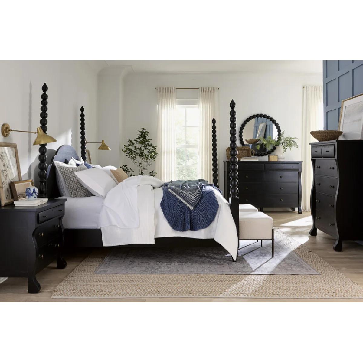 Caroline Cal King Side Rails Bed Parts Aspen Home 12
