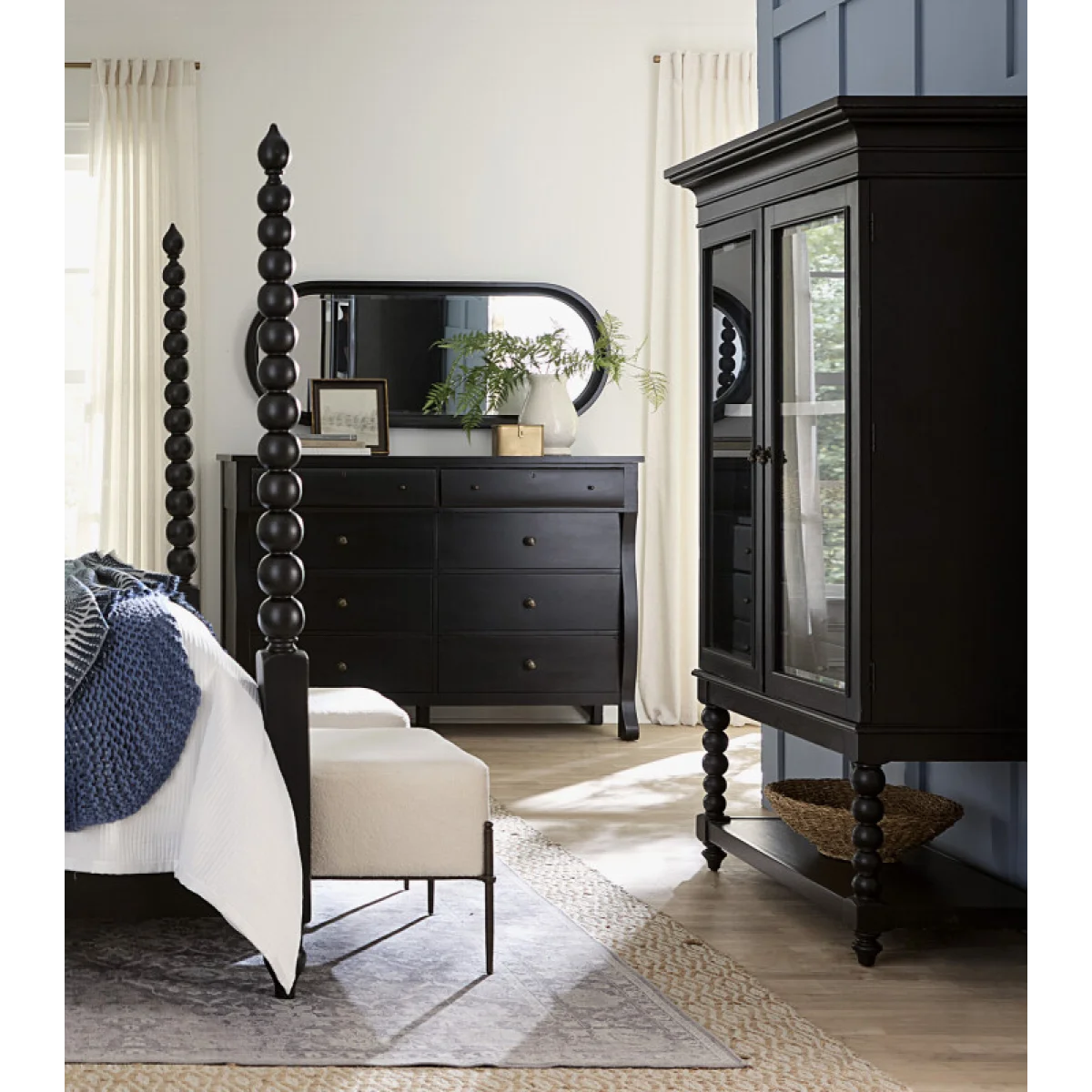 Caroline Oval Mirror Bedroom Mirrors Aspen Home 7