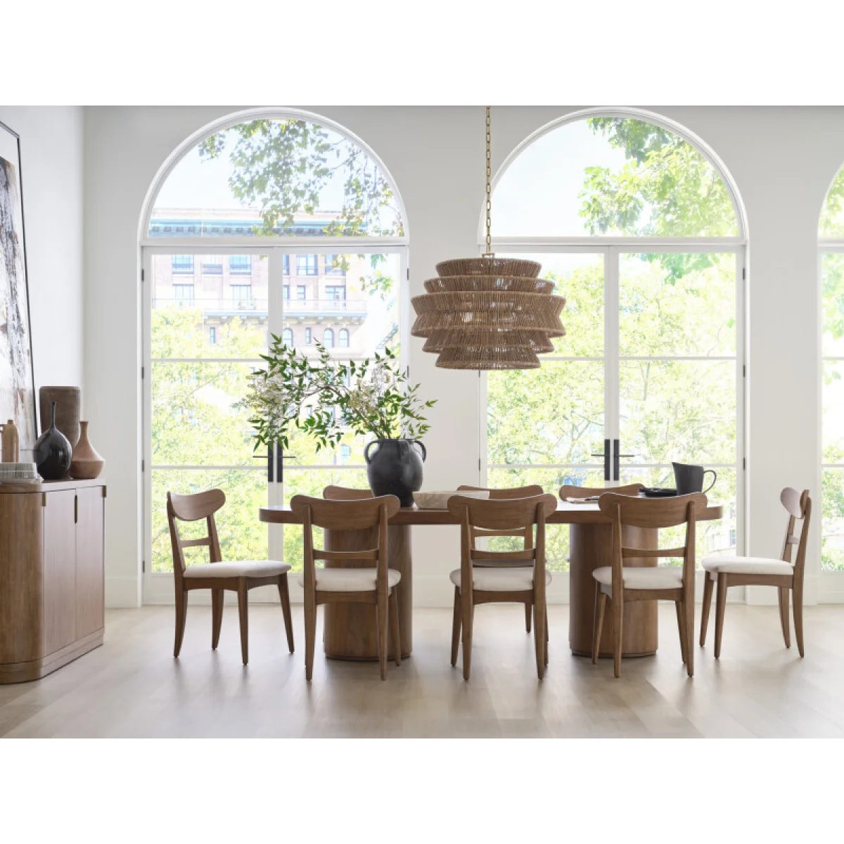 Caden Pedestal Dining Tabletop I3224-6050T Dining Tables Aspen Home 7
