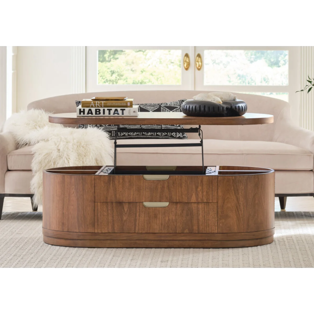 Caden Lift Top Cocktail Table Cocktail & Coffee Tables Aspen Home 8