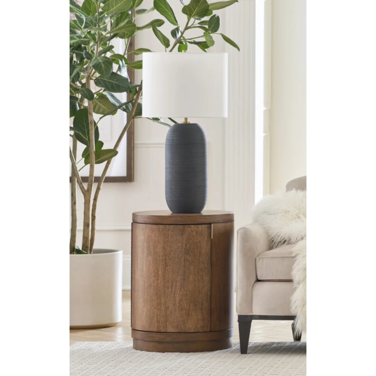 Caden Round Chairside Table Chairside Tables Aspen Home 6