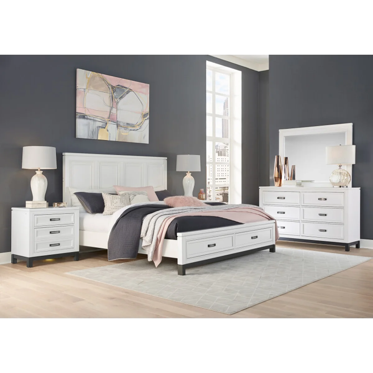 Hyde Park Queen Storage Fb Bed Parts Aspen Home 13