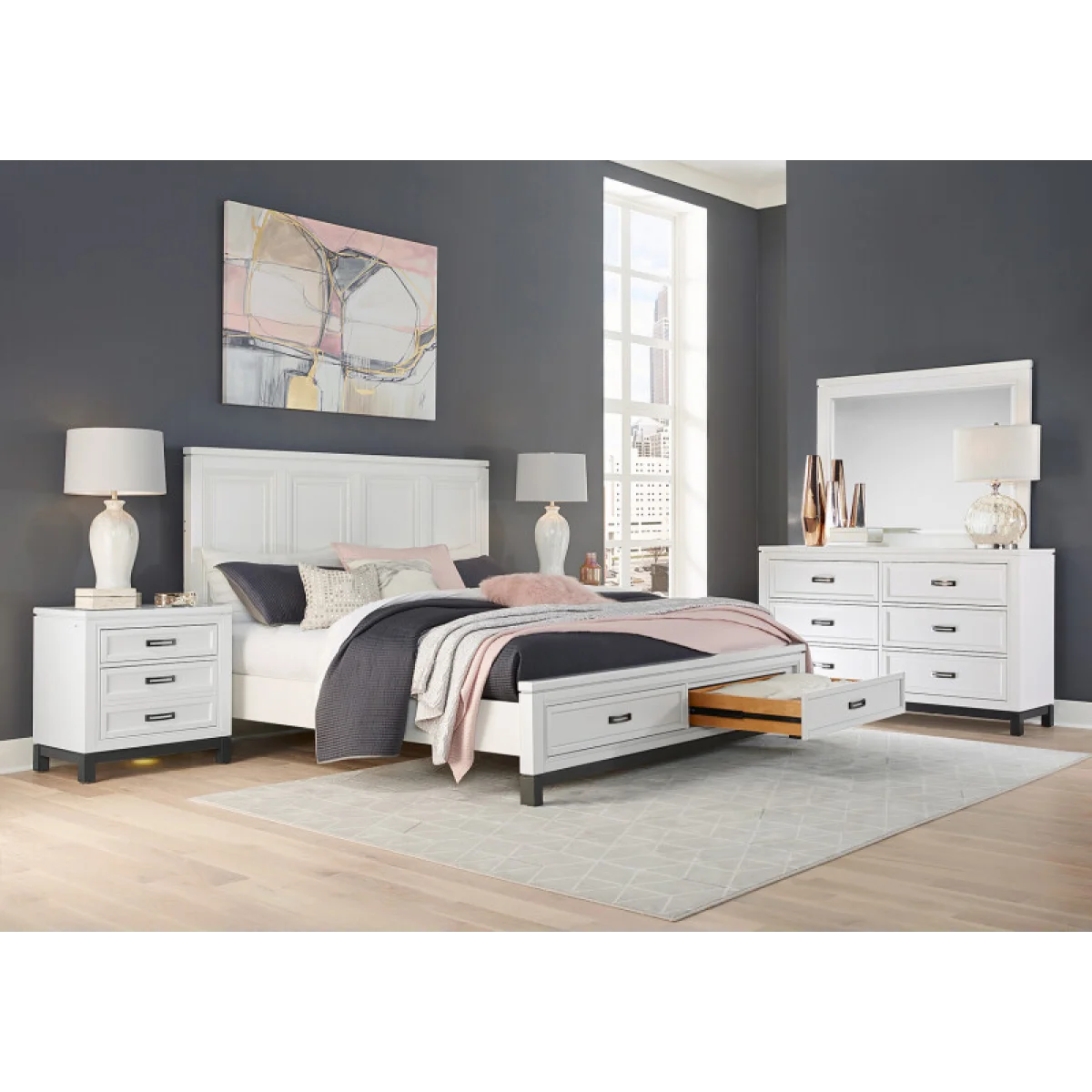 Hyde Park Queen Storage Fb Bed Parts Aspen Home 14