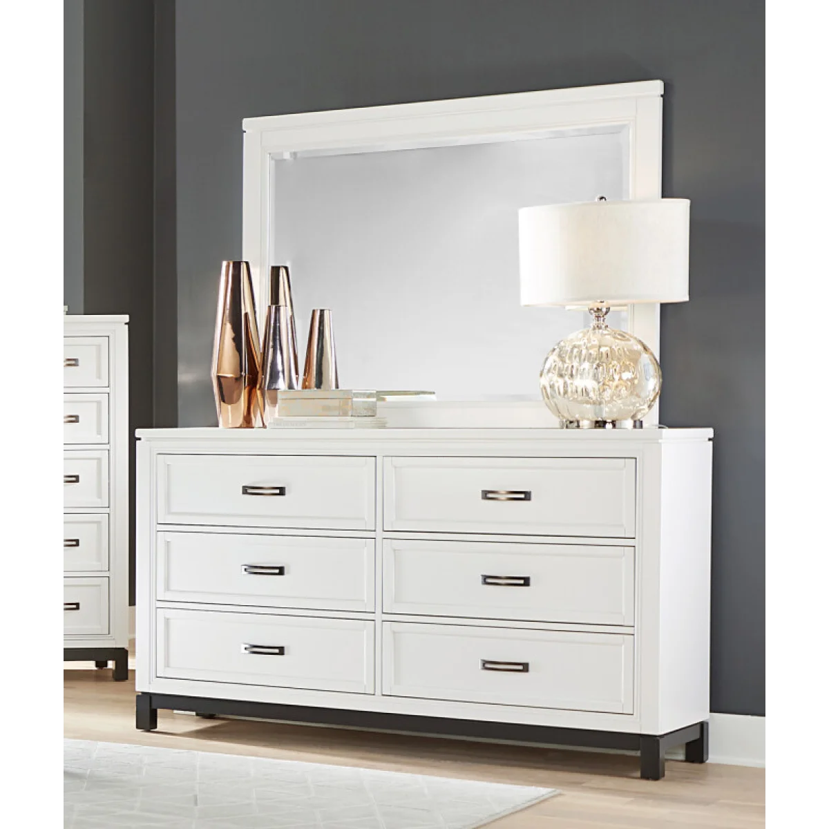 Hyde Park Landscape Mirror Bedroom Mirrors Aspen Home 8