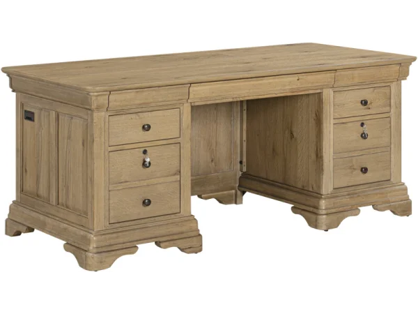 Chateau Philippe 72″ Executive Desk Base Desks Aspen Home