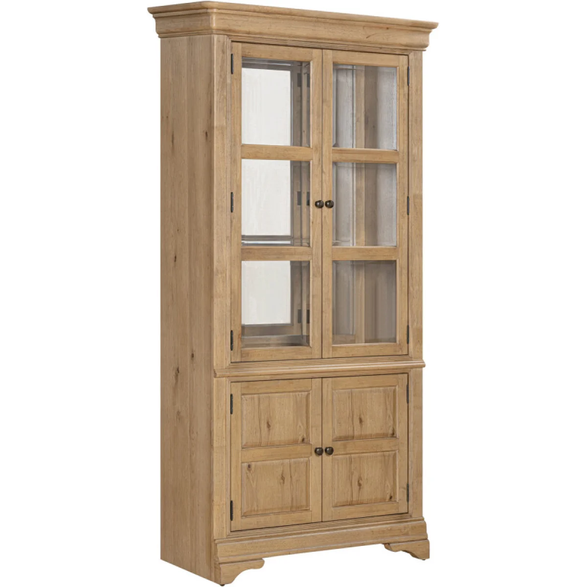 Chateau Philippe Glass Door Bookcase Bookcases Aspen Home 4