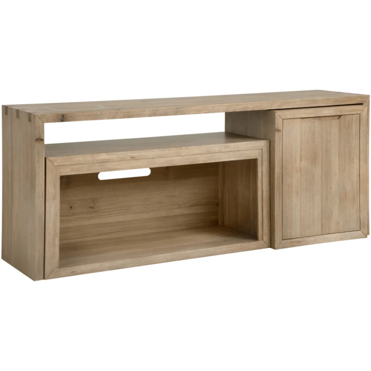 Lyndon 75″ Nesting Console W/ Storage I3342-276-LIT Entertainment Stands Aspen Home 14
