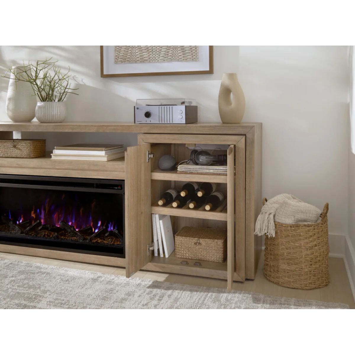Lyndon 75″ Nesting Console W/ Storage I3342-276-LIT Entertainment Stands Aspen Home 19
