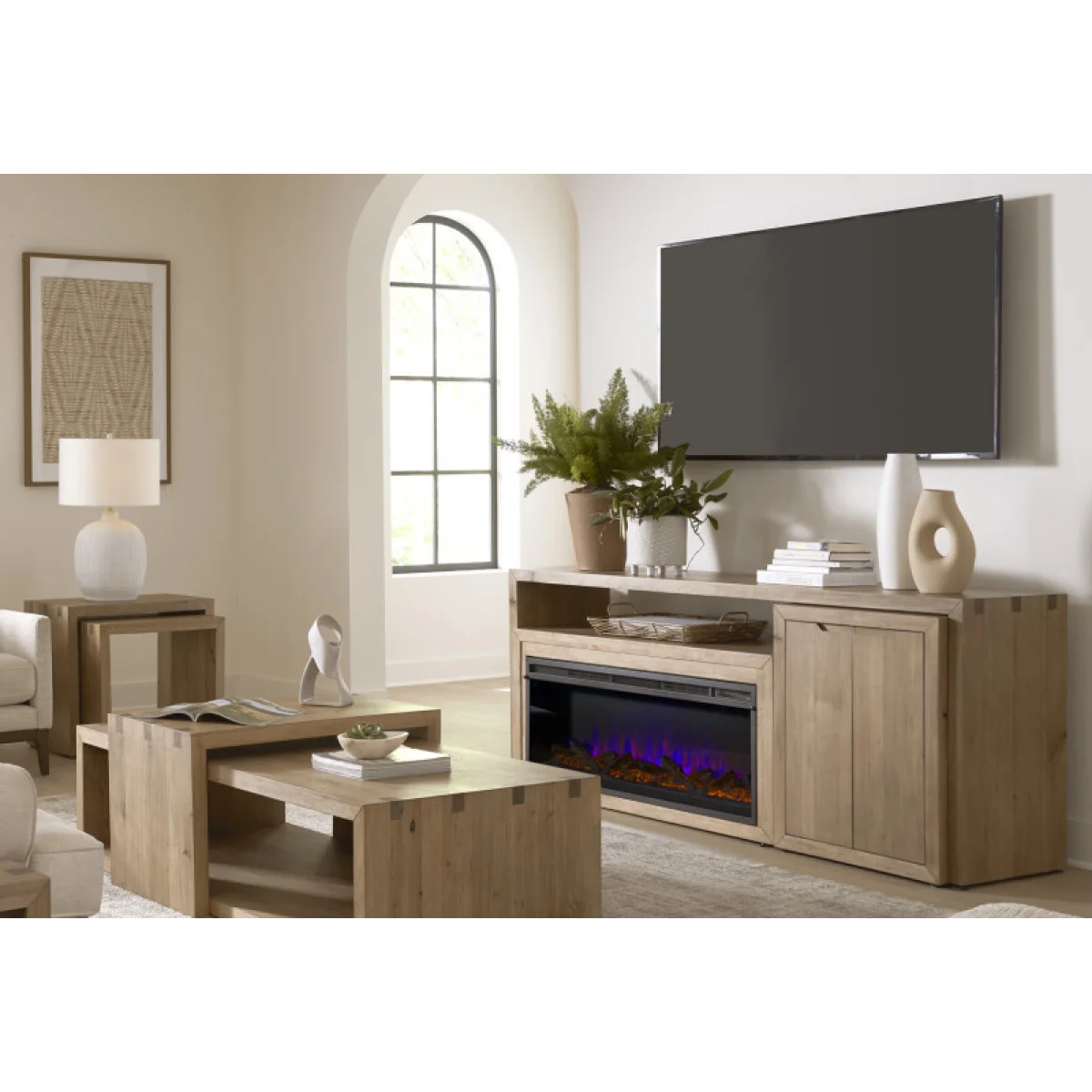 Lyndon 75″ Nesting Console W/ Storage I3342-276-LIT Entertainment Stands Aspen Home 17