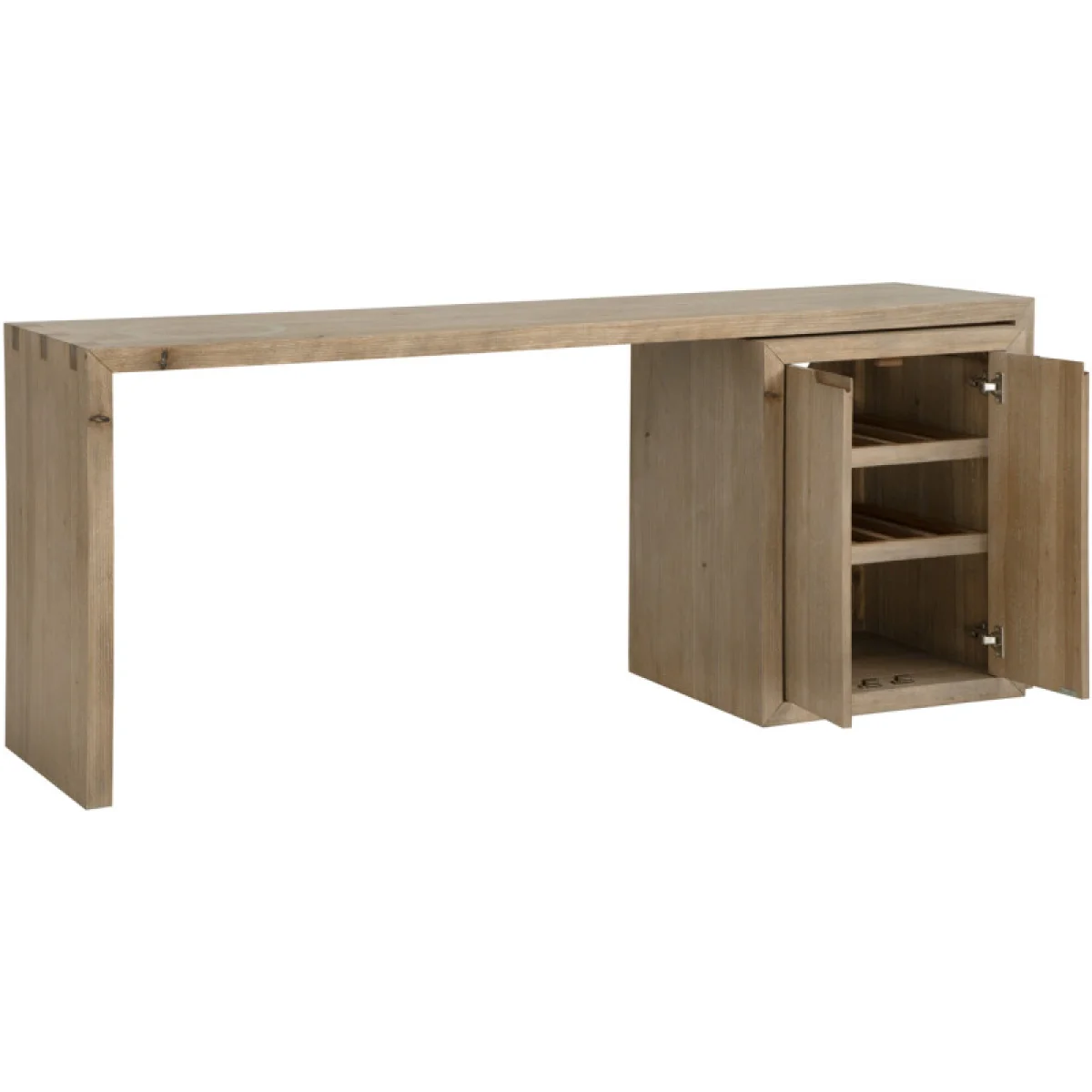 Lyndon 75″ Nesting Console W/ Storage I3342-276-LIT Entertainment Stands Aspen Home 7