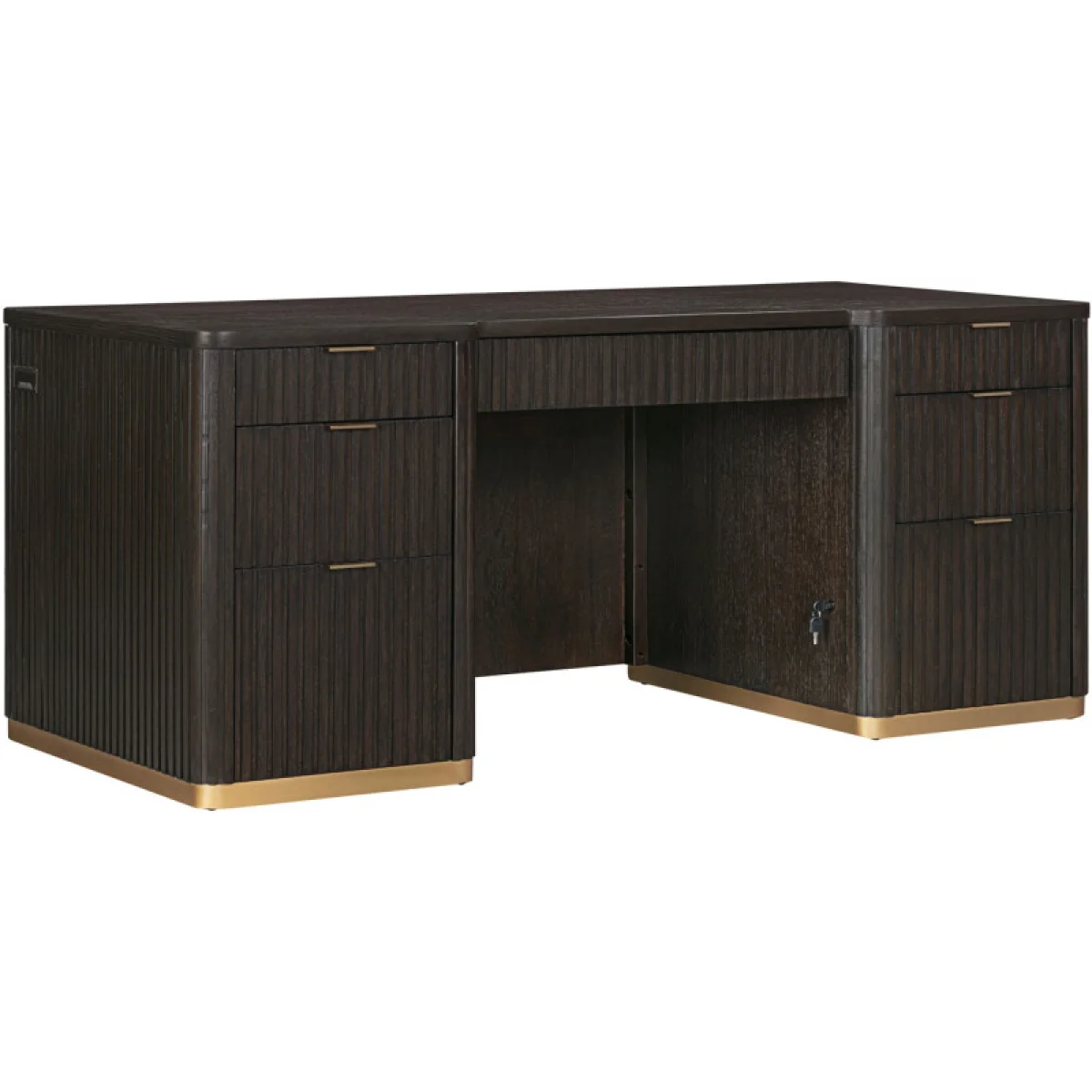 Rylan 66″ Executive Desk Desks Aspen Home 4