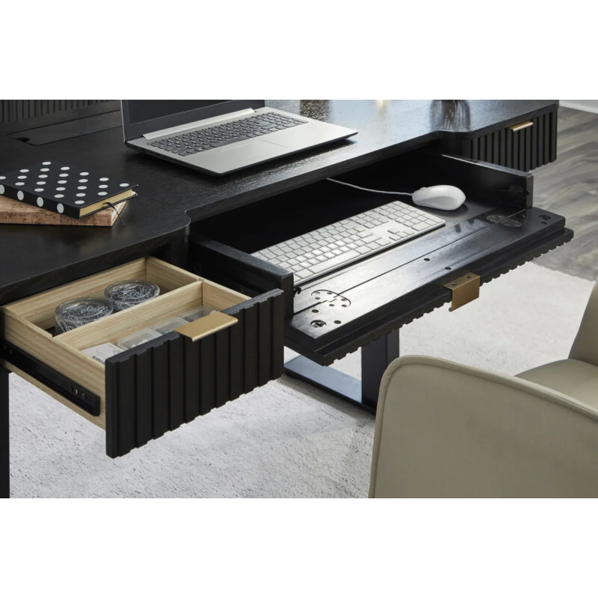 Rylan 60″ Adj. Lift Desk Top (for Iuab-301-2) I3404-360T-DRT Desks Aspen Home 8