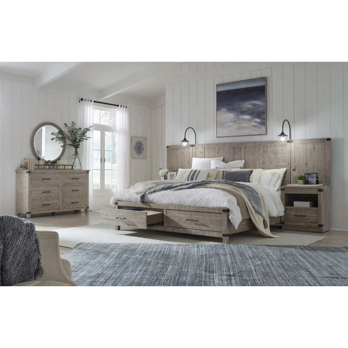 Foundry Queen Storage Fb Bed Parts Aspen Home 25