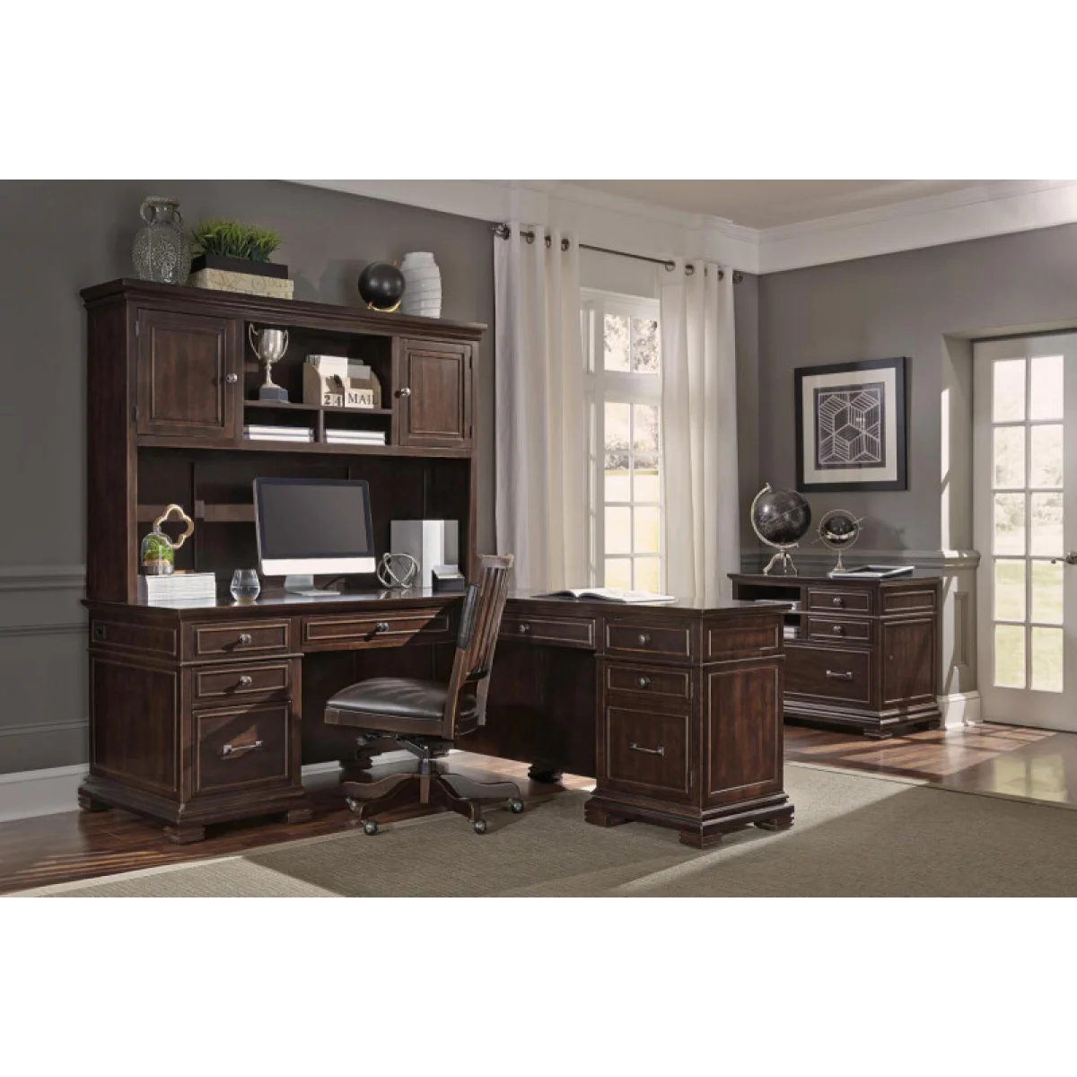 Weston 66″ Desk For A Return Desks Aspen Home 9